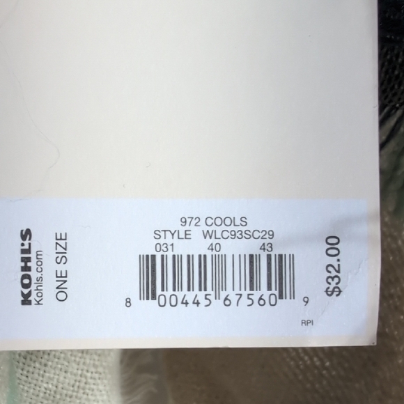 LC Lauren Conrad Multicolor Striped Scarf - Picture 3 of 5